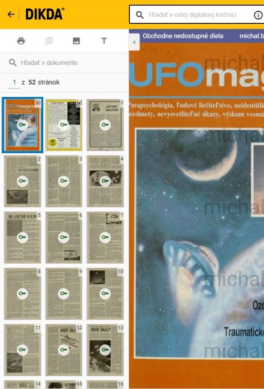 UFO magazín na DIKDA