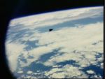 Black Triangle in Space 