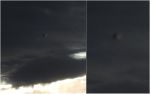 12.05.2017 Spacince, h. 19:09 Fotil som prirodu a oblaky. Na dalsiej fotke z toho isteho miesta (a z tej istej minuty), ten obiekt uz tam nieje.