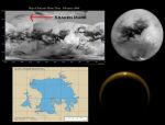 Odraz svetla od tekutiny mora na Titane. Na tom mesici je voda:  http://zaujimavost.blog.cz/0810/mesiac-saturnu-titan-ukryva-vodu