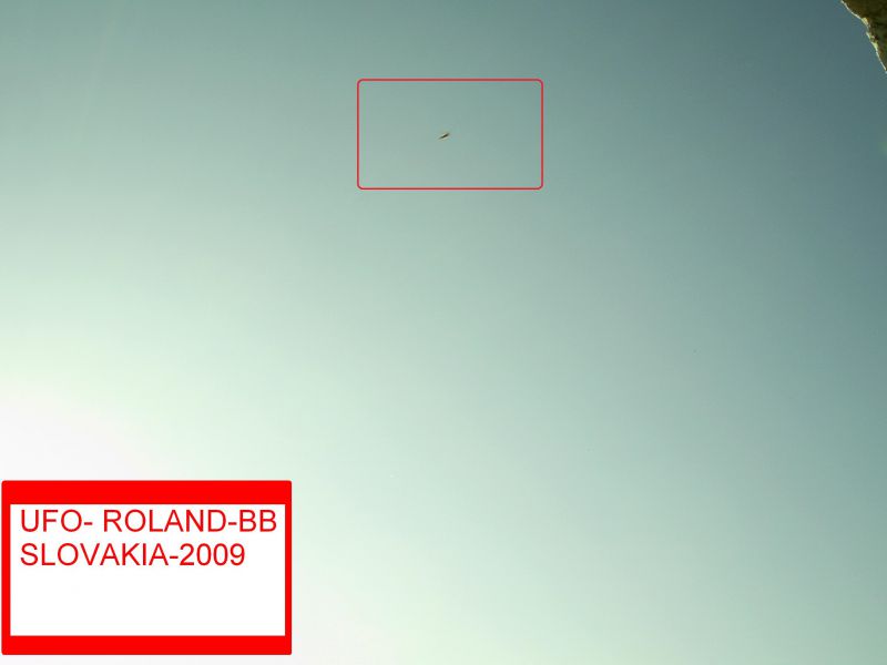 UFO  nafotene  v  2009 nad BB