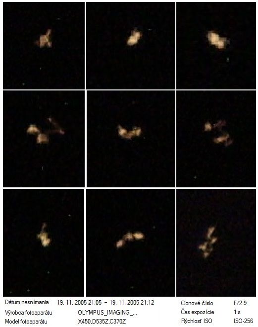 Nikdy skvor nepublikovane fotografie UFO z incidentu pri jadrovej elektrárni v Jaslovských Bohuniciach v 2005 roku..Oficiálne vysvetlenie o  zlome svetla v pare, je lož a tieto fotky nie existuju.
 Objekt letal niekoľko hodín v priestore niekolkych kilometrov od Atomky. Vo vzduchu visel tiez pri Spacincach, vzdalenych od elektrárne o 9 km. Az na konci sa priblizil k Elektrarni. Mnoho sa utajnilo v tomto pripade.